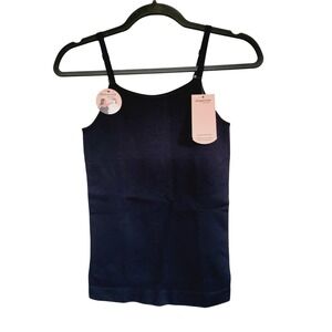 Shapermint‎ Essentials L Scoop Neck Cami Women's Black Size Large Shapewear NWT